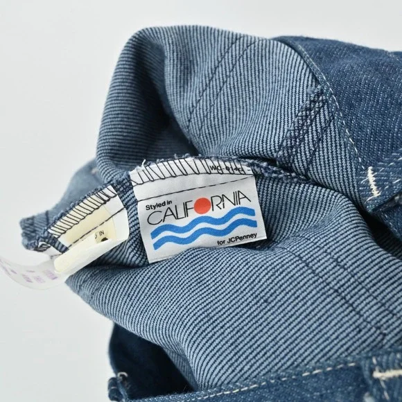 Vtg‎ 1970s Jeans Womens Size 14 California JC Penney 100% Cotton Union Made USA - Picture 6 of 13
